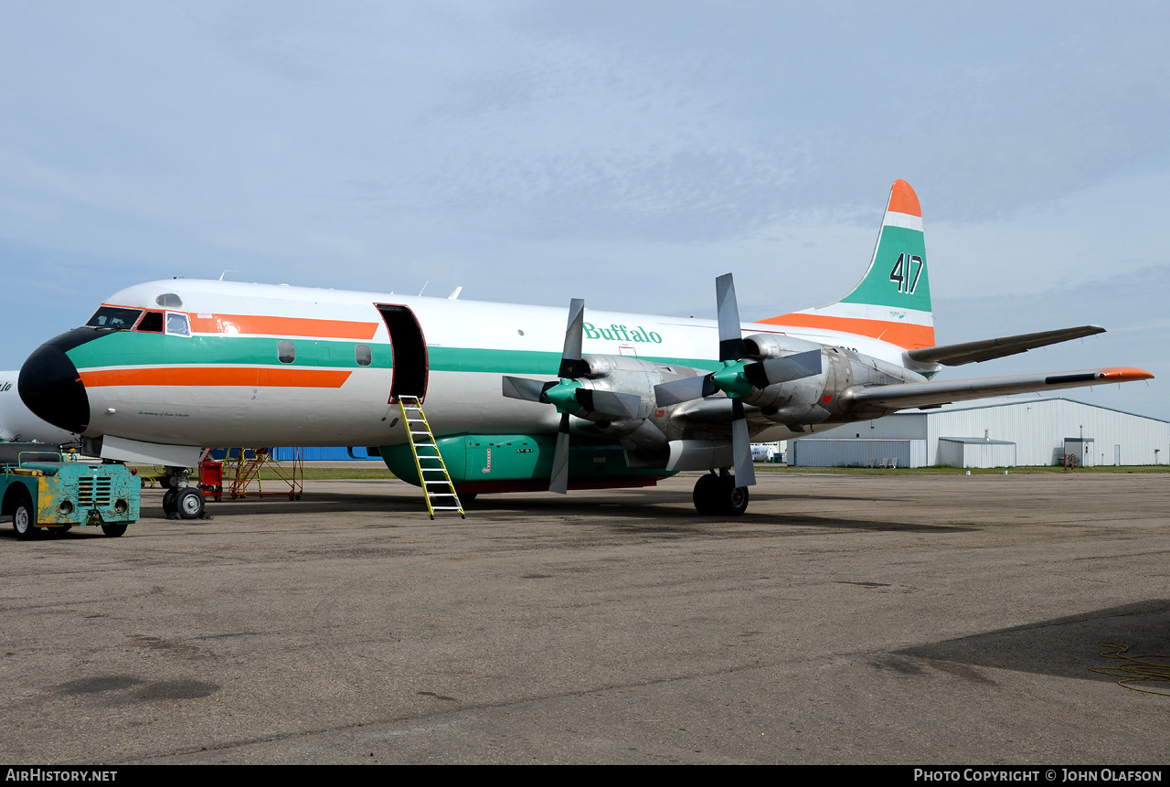 Aircraft Photo of C-FBAQ | Lockheed L-188A(F) Electra | Buffalo Airways | AirHistory.net #170513