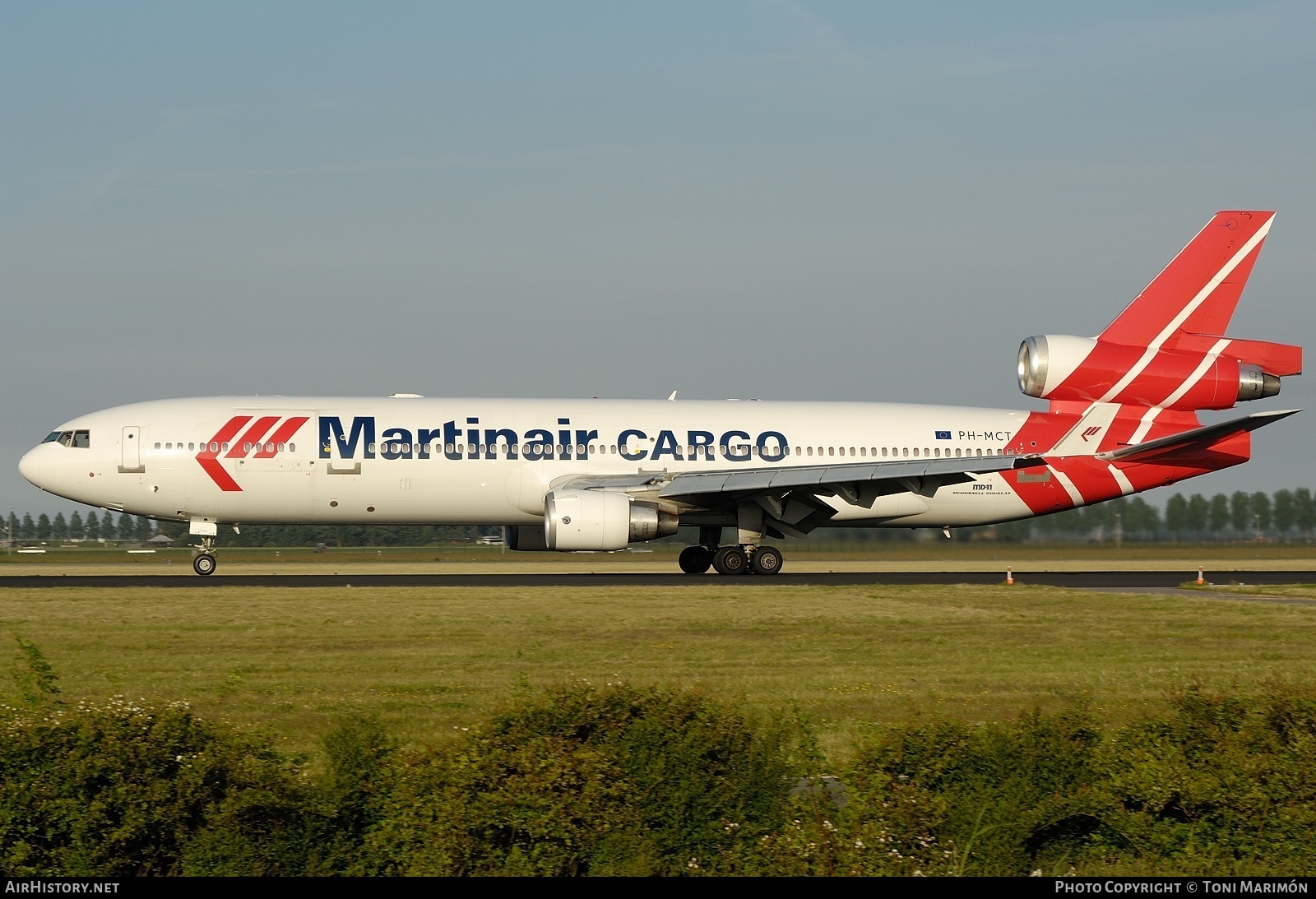 Aircraft Photo of PH-MCT | McDonnell Douglas MD-11CF | Martinair Cargo | AirHistory.net #170518