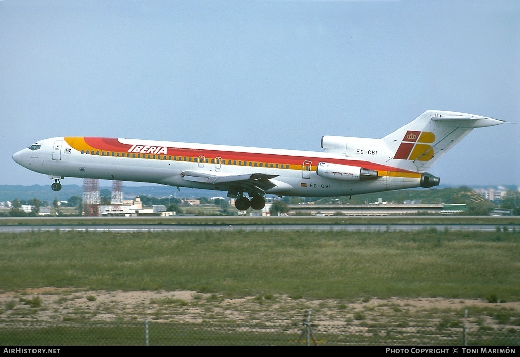 Aircraft Photo of EC-CBI | Boeing 727-256/Adv | Iberia | AirHistory.net #170532