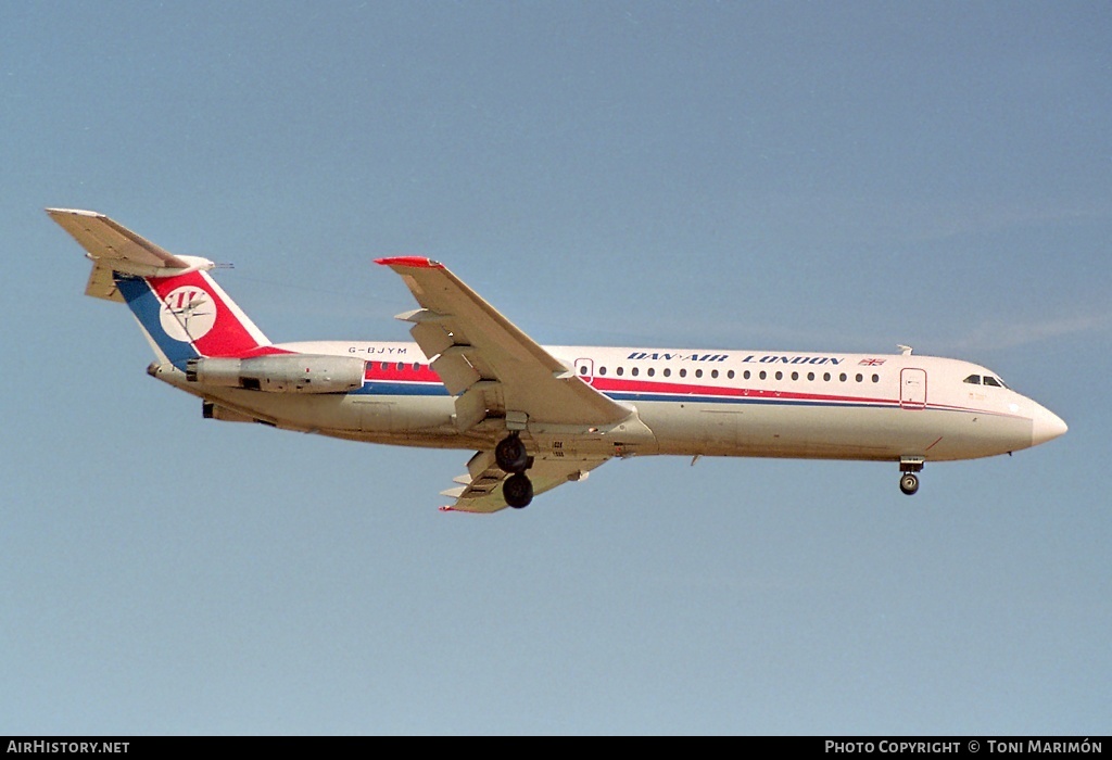 Aircraft Photo of G-BJYM | BAC 111-531FS One-Eleven | Dan-Air London | AirHistory.net #170533