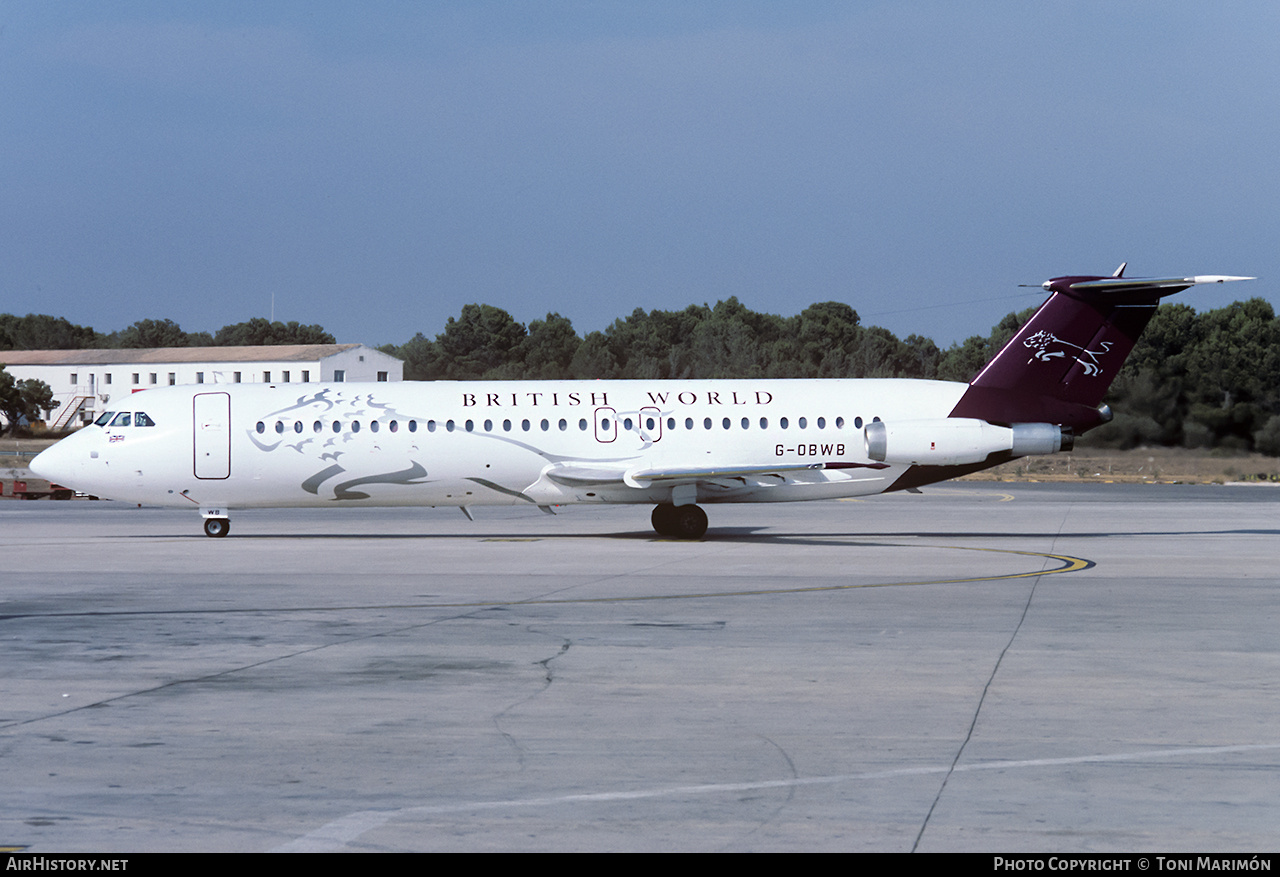 Aircraft Photo of G-OBWB | BAC 111-518FG One-Eleven | British World Airlines | AirHistory.net #170537