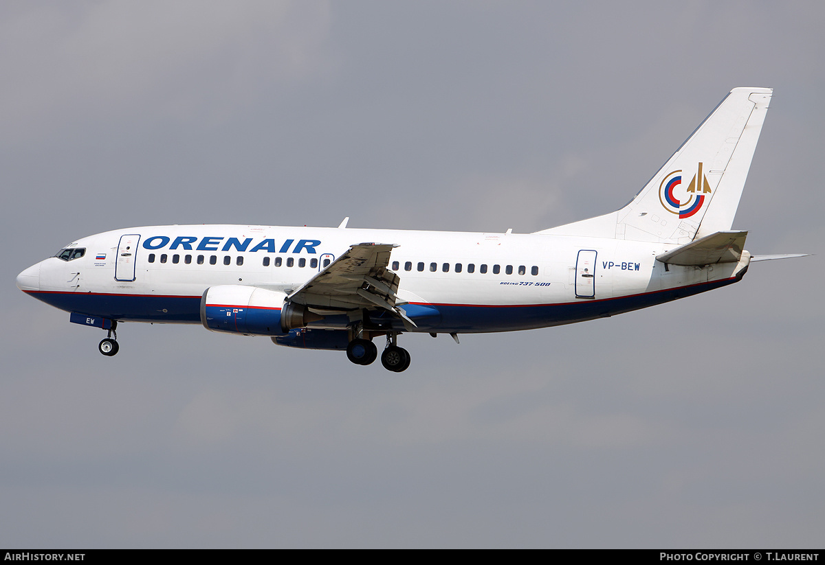 Aircraft Photo of VP-BEW | Boeing 737-505 | Orenair | AirHistory.net #170543