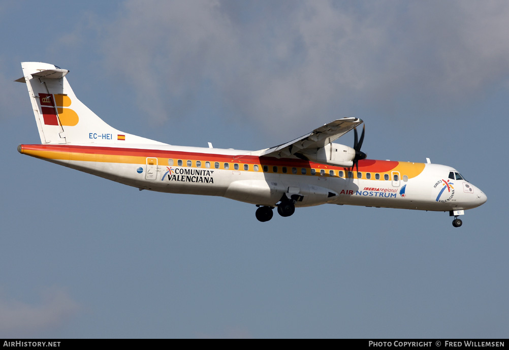 Aircraft Photo of EC-HEI | ATR ATR-72-500 (ATR-72-212A) | Iberia Regional | AirHistory.net #170610