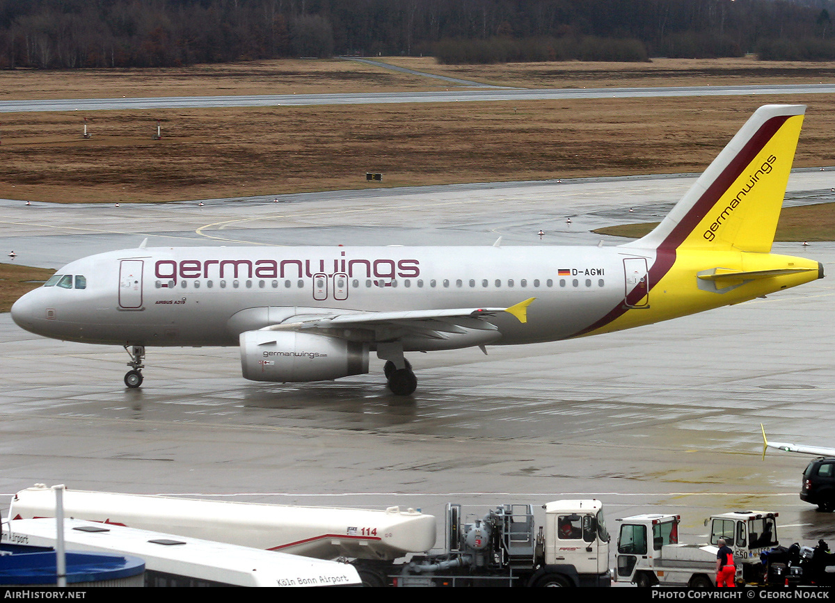 Aircraft Photo of D-AGWI | Airbus A319-132 | Germanwings | AirHistory.net #170611