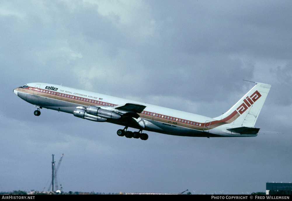 Aircraft Photo of JY-AEB | Boeing 707-384C | Alia - The Royal Jordanian Airline | AirHistory.net #170635
