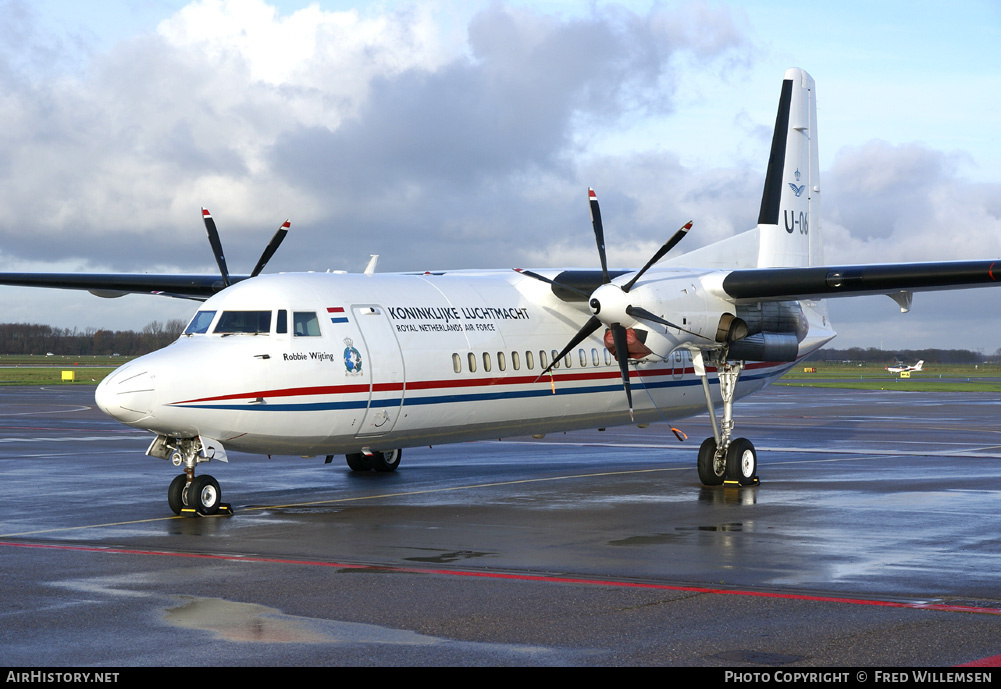 Aircraft Photo of U-06 | Fokker 50 | Netherlands - Air Force | AirHistory.net #170636