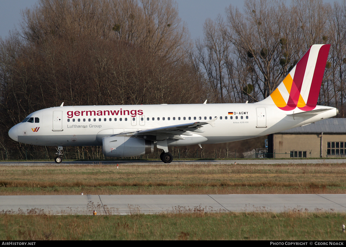 Aircraft Photo of D-AGWY | Airbus A319-132 | Germanwings | AirHistory.net #170641