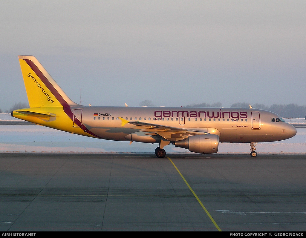 Aircraft Photo of D-AKNU | Airbus A319-112 | Germanwings | AirHistory.net #170655