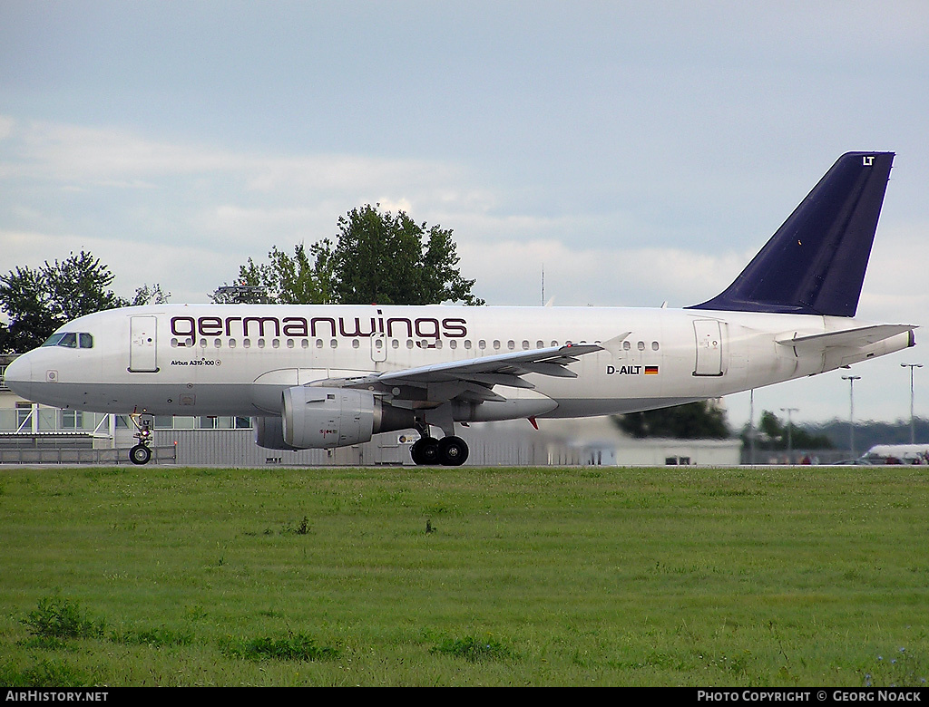 Aircraft Photo of D-AILT | Airbus A319-114 | Germanwings | AirHistory.net #170657