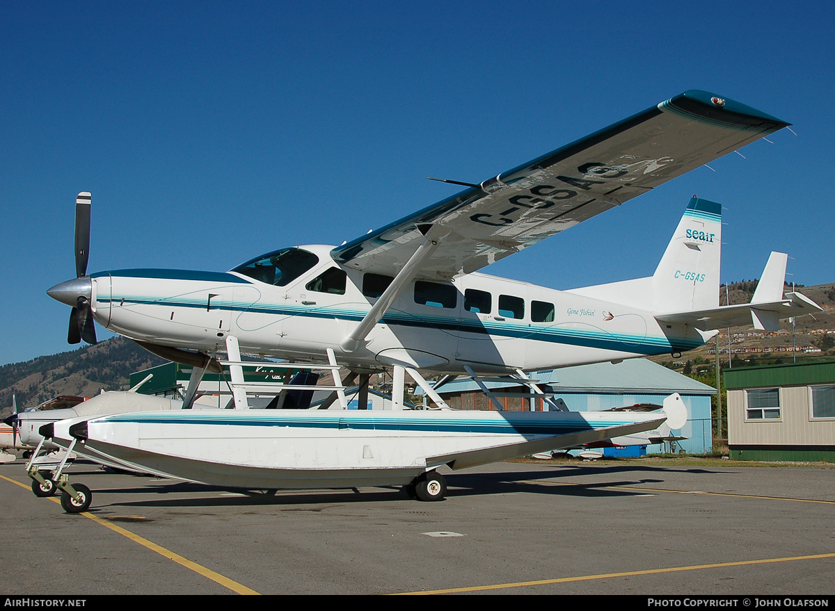 Aircraft Photo of C-GSAS | Cessna 208 Caravan I | Seair Seaplanes | AirHistory.net #170669