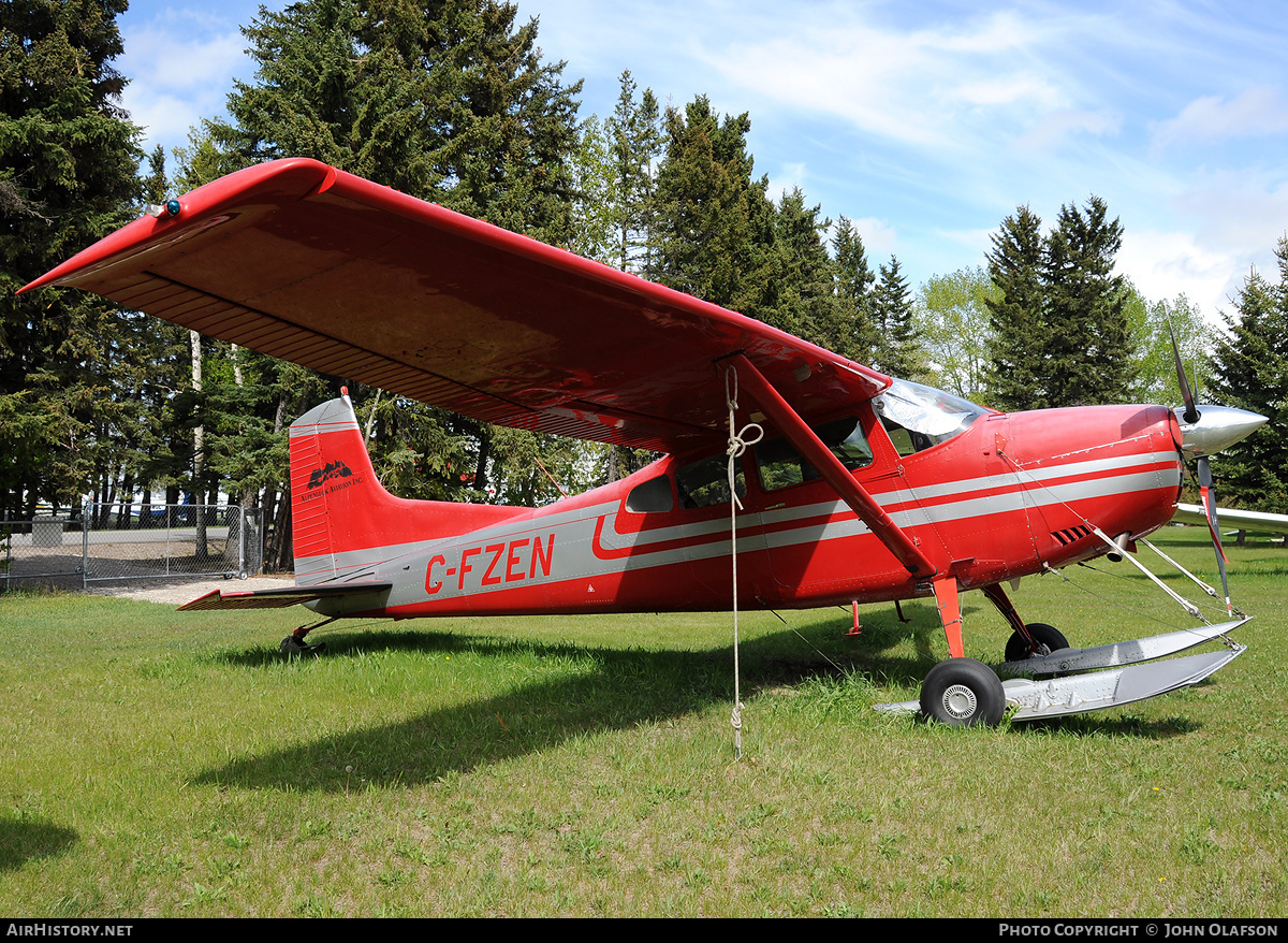 Aircraft Photo of C-FZEN | Cessna A185E Skywagon 185 | Alpenglow Aviation | AirHistory.net #170671
