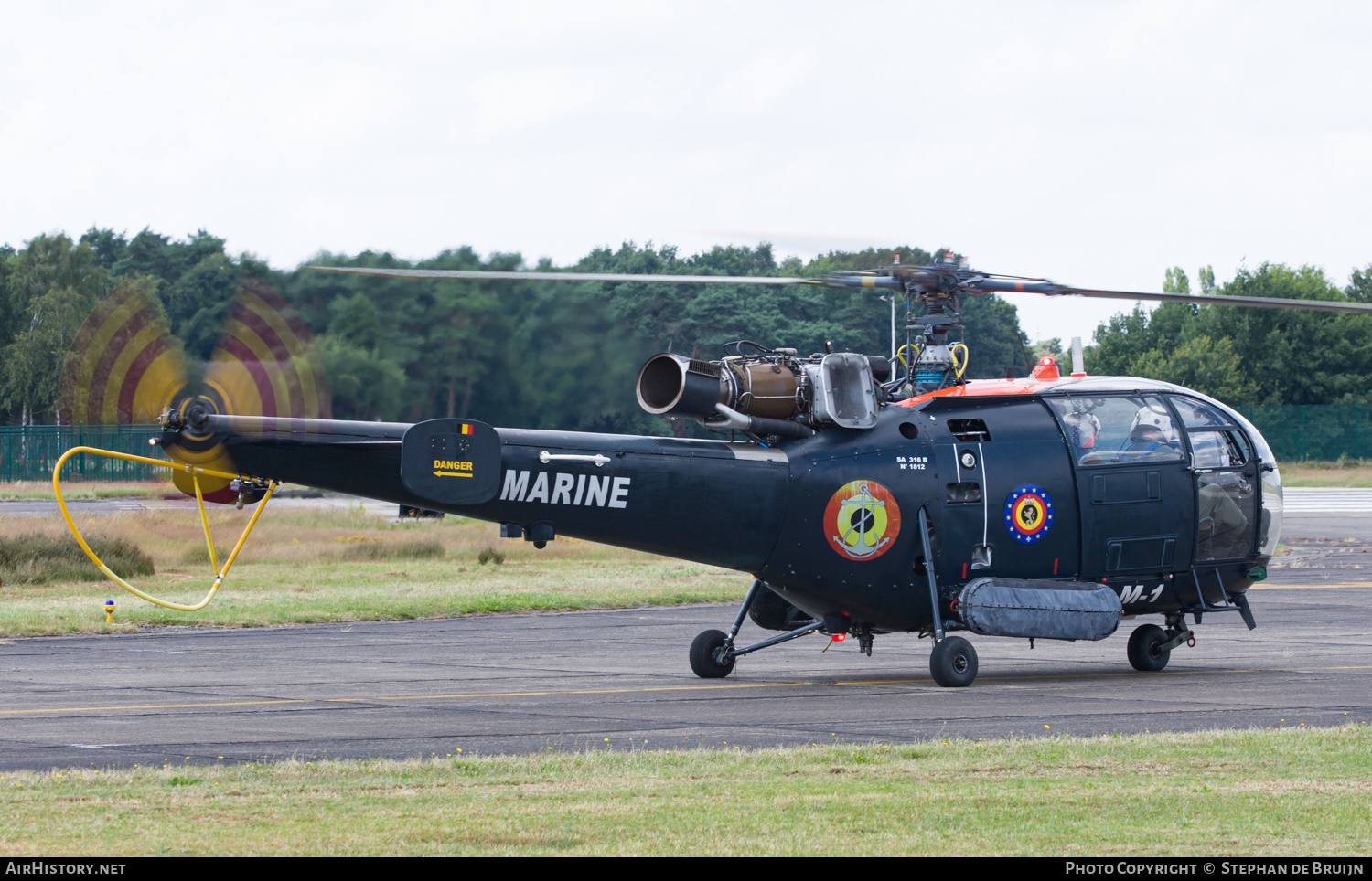Aircraft Photo of M-1 | Aerospatiale SA-316B Alouette III | Belgium - Navy | AirHistory.net #170677