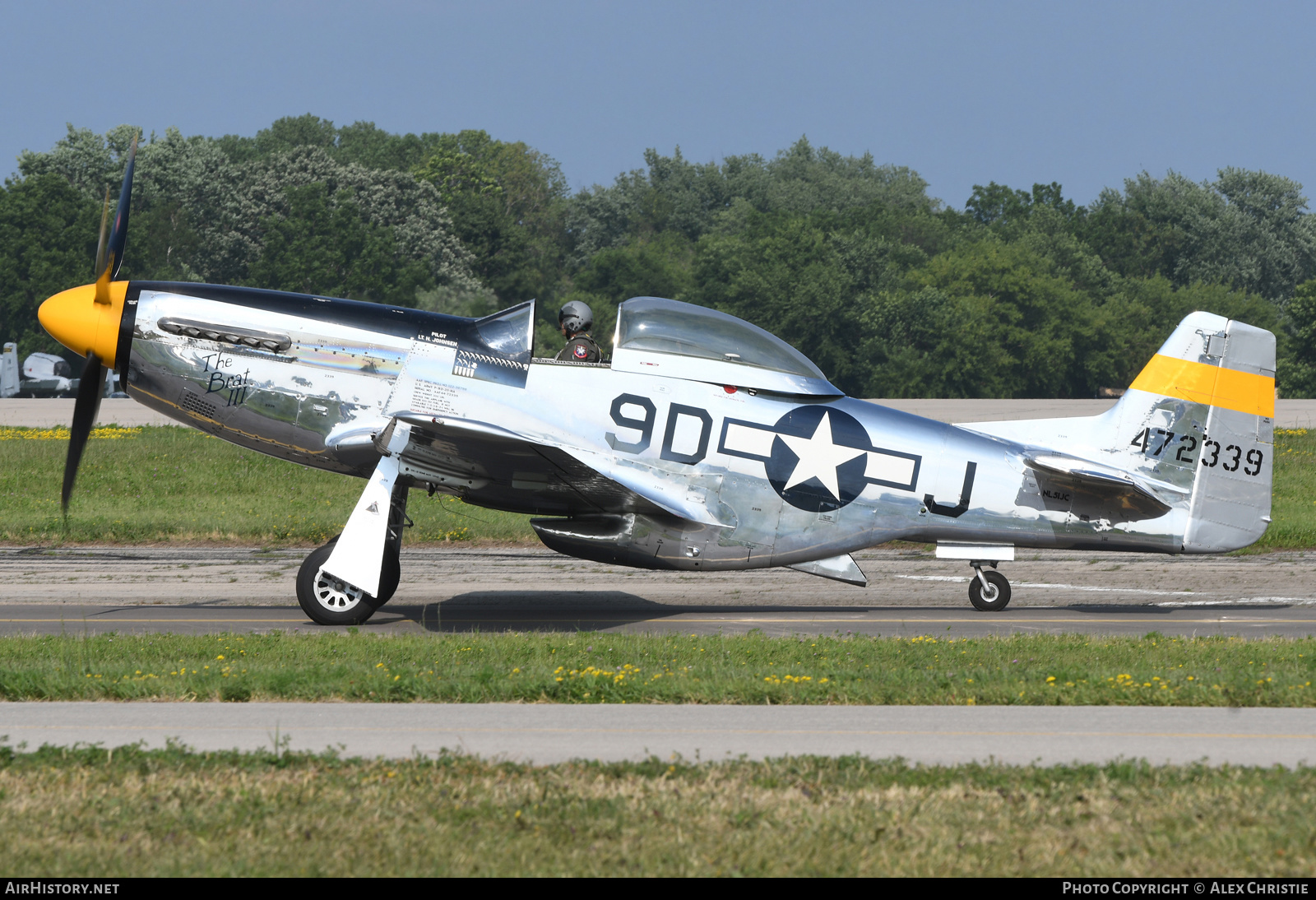 Aircraft Photo of N51JC / NL51JC / 472339 | North American P-51D Mustang | USA - Air Force | AirHistory.net #170702
