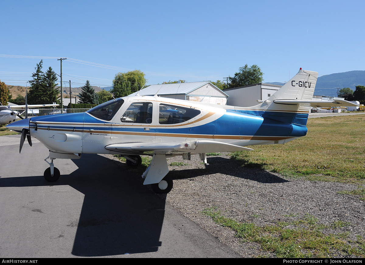 Aircraft Photo of C-GICV | Rockwell Commander 112A | AirHistory.net #170714