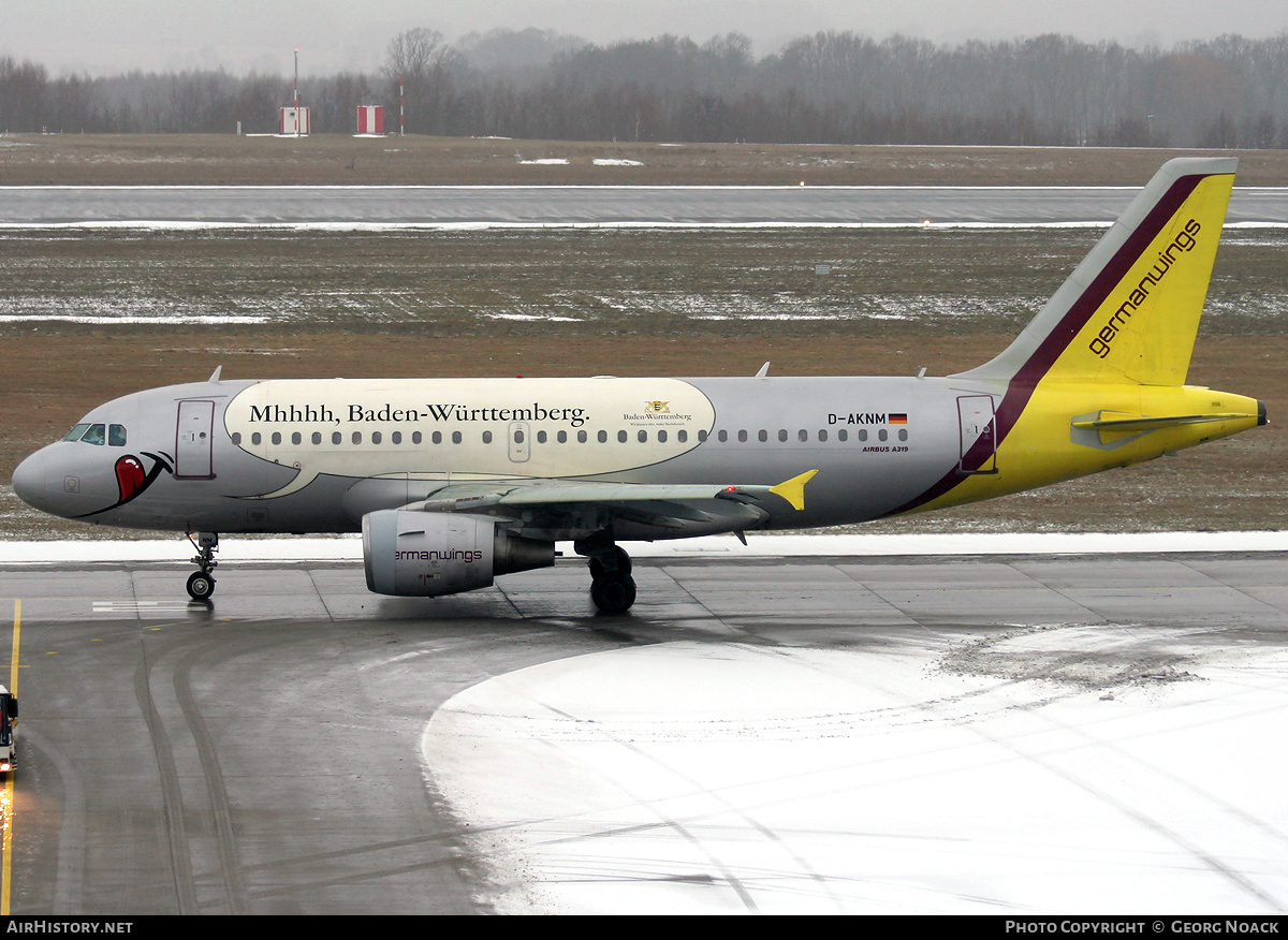 Aircraft Photo of D-AKNM | Airbus A319-112 | Germanwings | AirHistory.net #170740