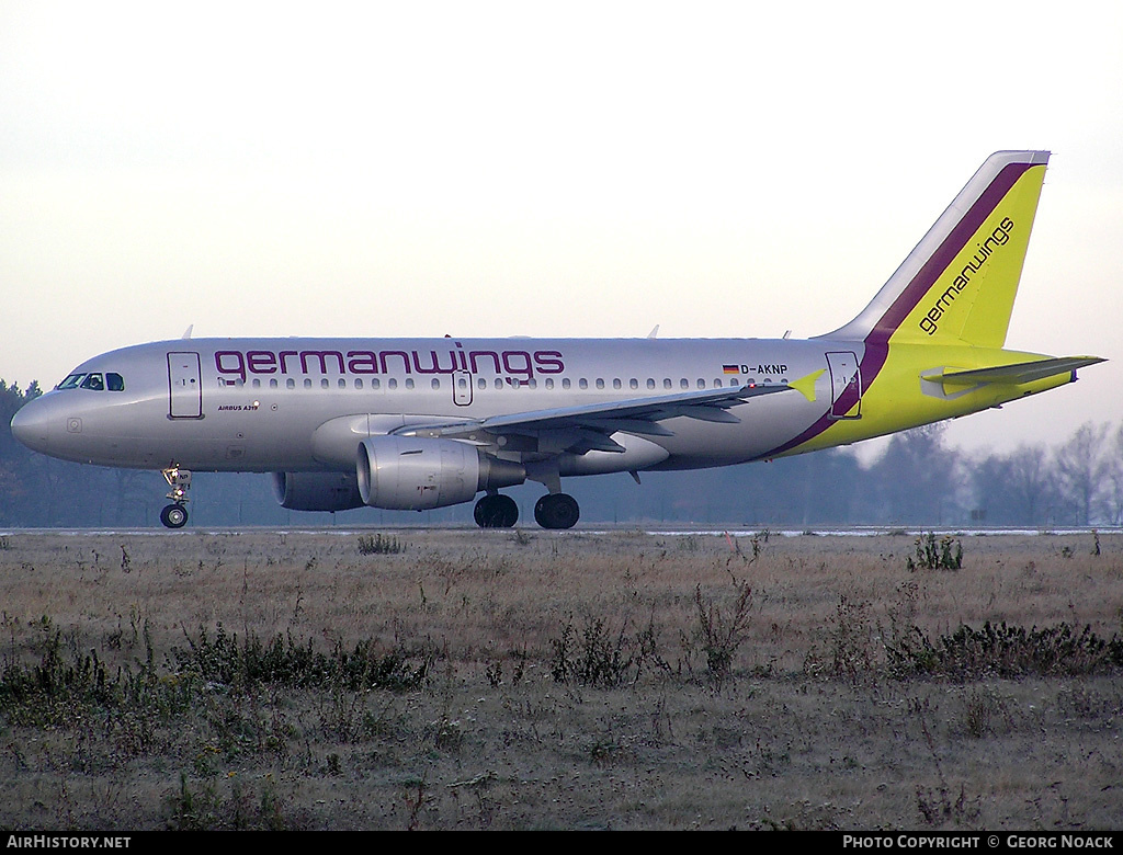 Aircraft Photo of D-AKNP | Airbus A319-112 | Germanwings | AirHistory.net #170751