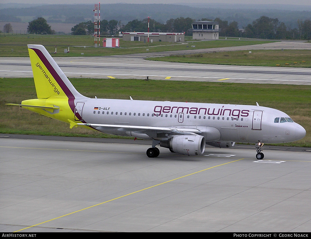 Aircraft Photo of D-AILF | Airbus A319-114 | Germanwings | AirHistory.net #170763