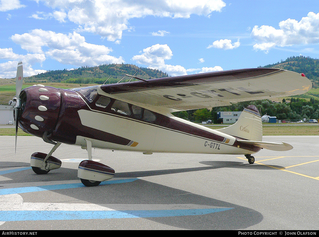 Aircraft Photo of C-GTTL | Cessna 195A | AirHistory.net #170778