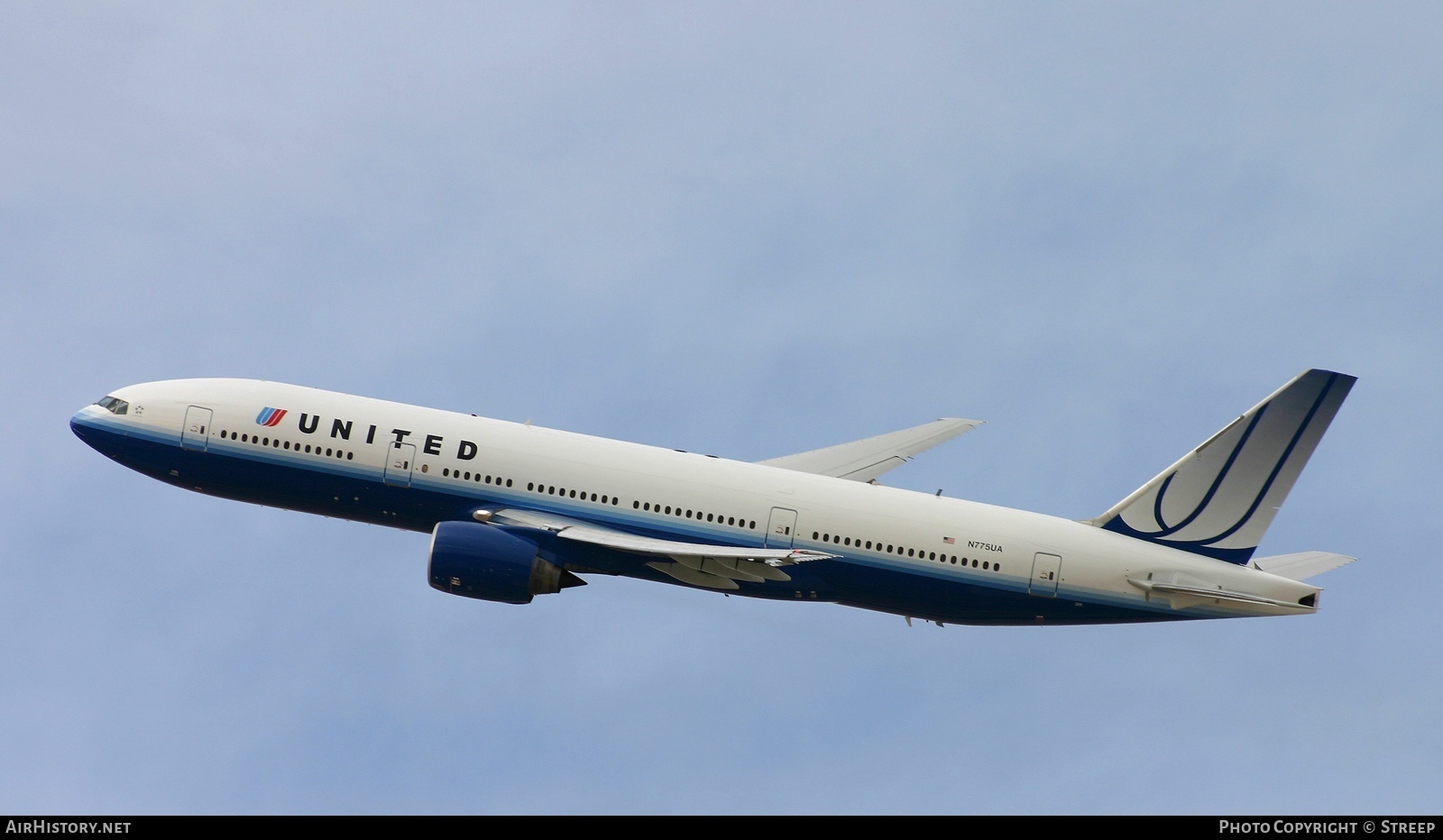 Aircraft Photo of N775UA | Boeing 777-222 | United Airlines | AirHistory.net #170789