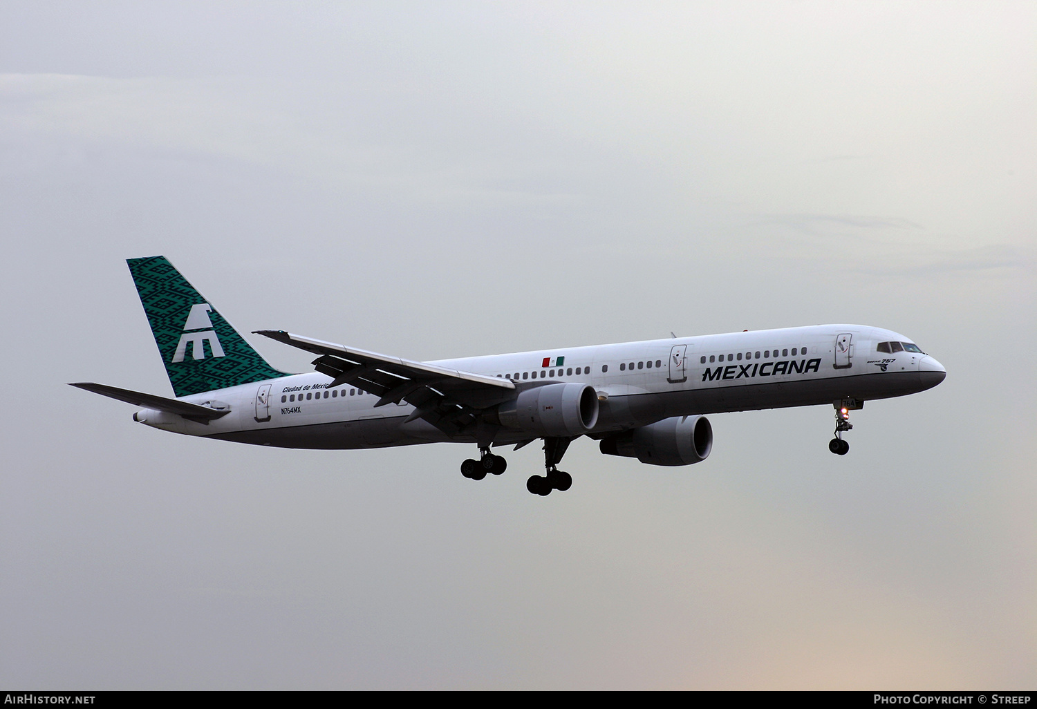 Aircraft Photo of N764MX | Boeing 757-2Q8 | Mexicana | AirHistory.net #170828