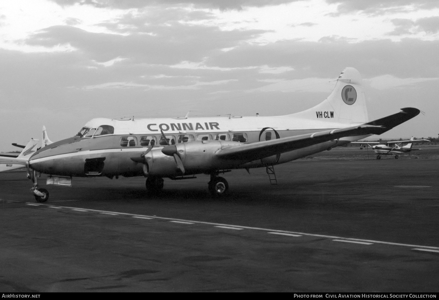 Aircraft Photo of VH-CLW | De Havilland D.H. 114 Heron 2D | Connair | AirHistory.net #170836