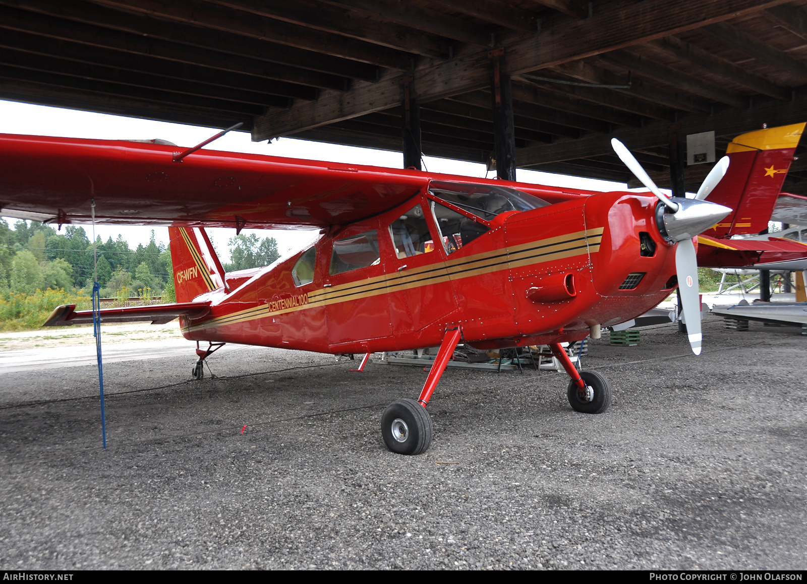 Aircraft Photo of CF-WFN | Found 100 Centennial | AirHistory.net #170863