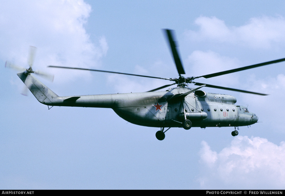 Aircraft Photo of 81 red | Mil Mi-6A | Russia - Air Force | AirHistory.net #170879