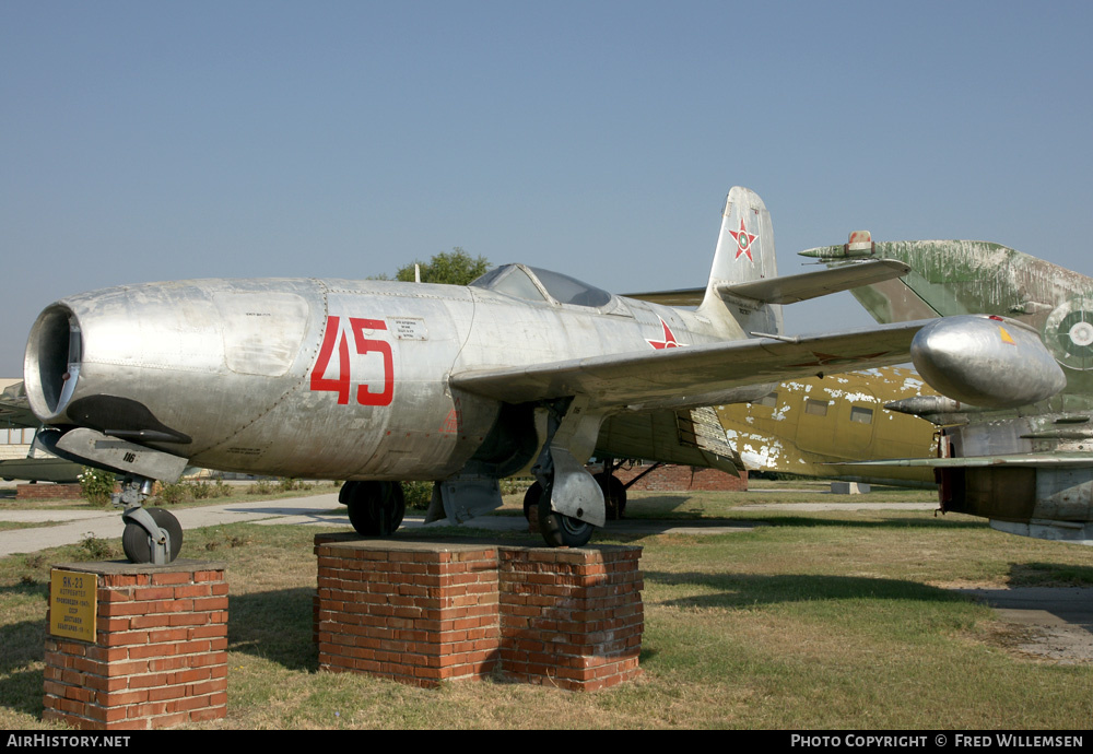 Aircraft Photo of 45 | Yakovlev Yak-23 | Bulgaria - Air Force | AirHistory.net #170885