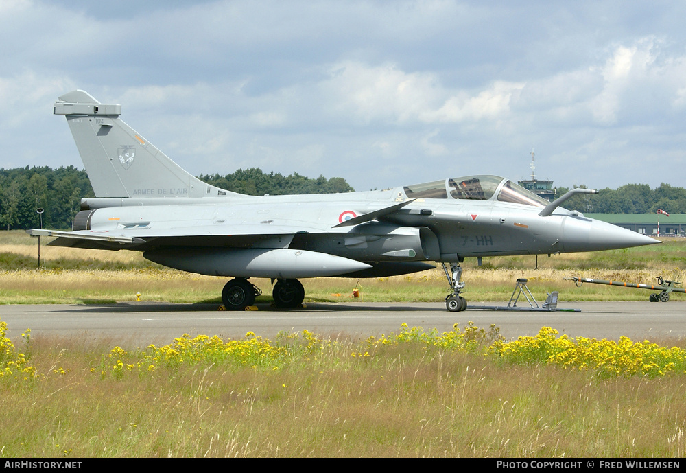 Aircraft Photo of 104 | Dassault Rafale C | France - Air Force | AirHistory.net #170888