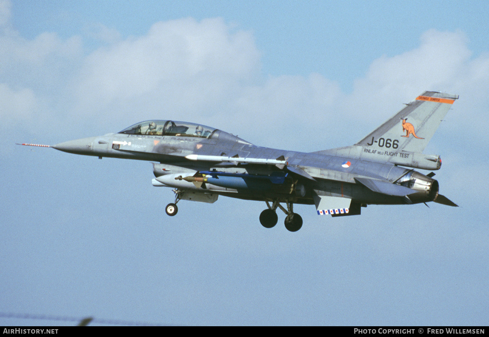 Aircraft Photo of J-066 | General Dynamics F-16BM Fighting Falcon | Netherlands - Air Force | AirHistory.net #170894