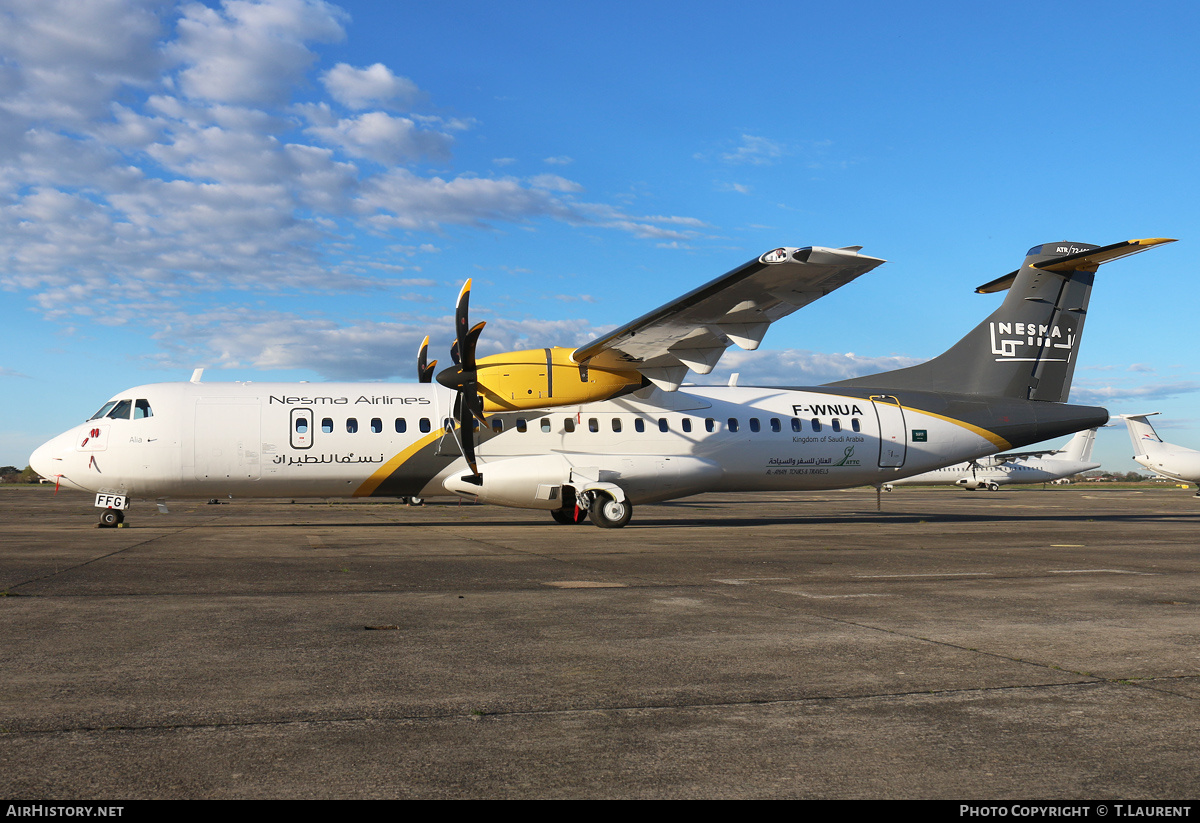 Aircraft Photo of F-WNUA | ATR ATR-72-600 (ATR-72-212A) | Nesma Airlines | AirHistory.net #170904