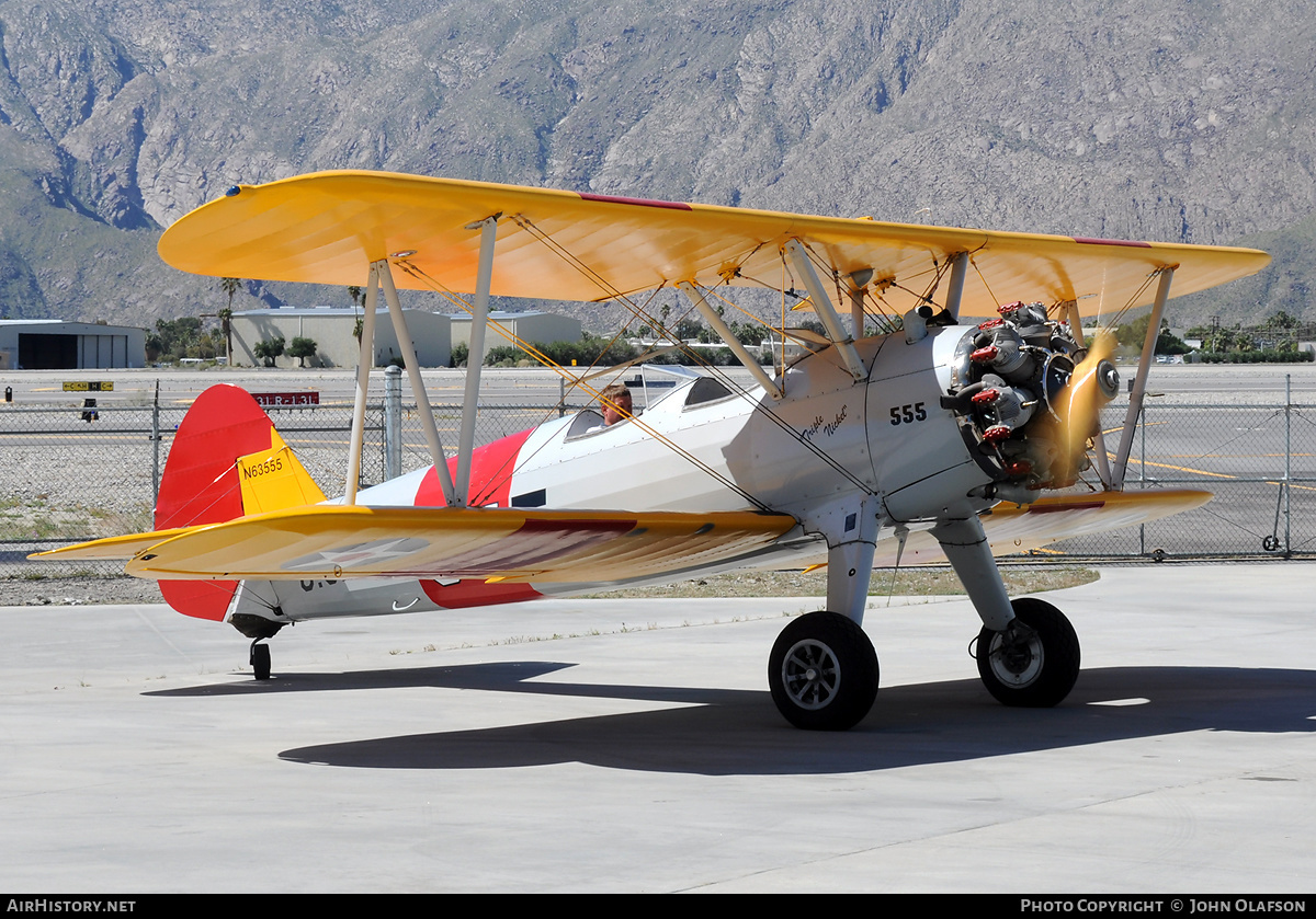 Aircraft Photo of N63555 | Boeing N2S-3 Kaydet (B75N1) | AirHistory.net #170936