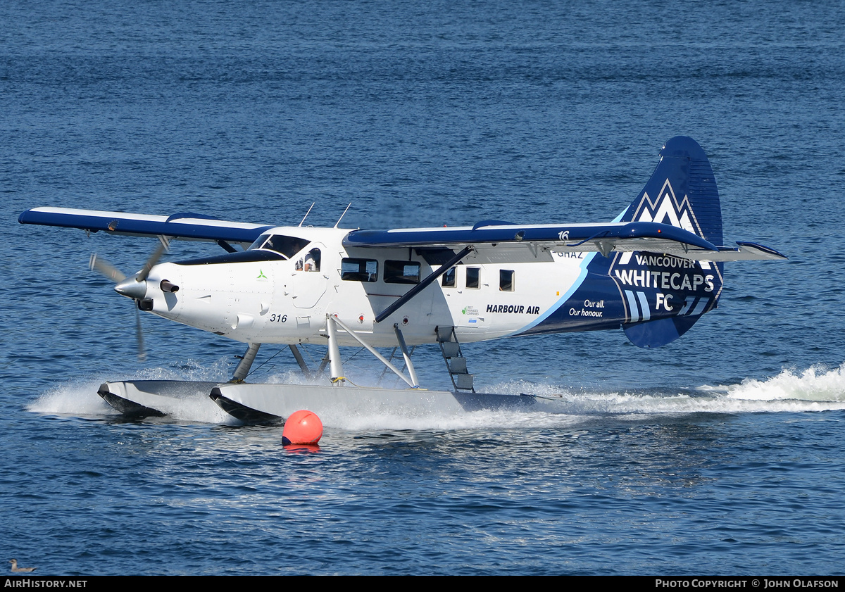 Aircraft Photo of C-GHAZ | Vazar DHC-3T Turbine Otter | Harbour Air | AirHistory.net #170945