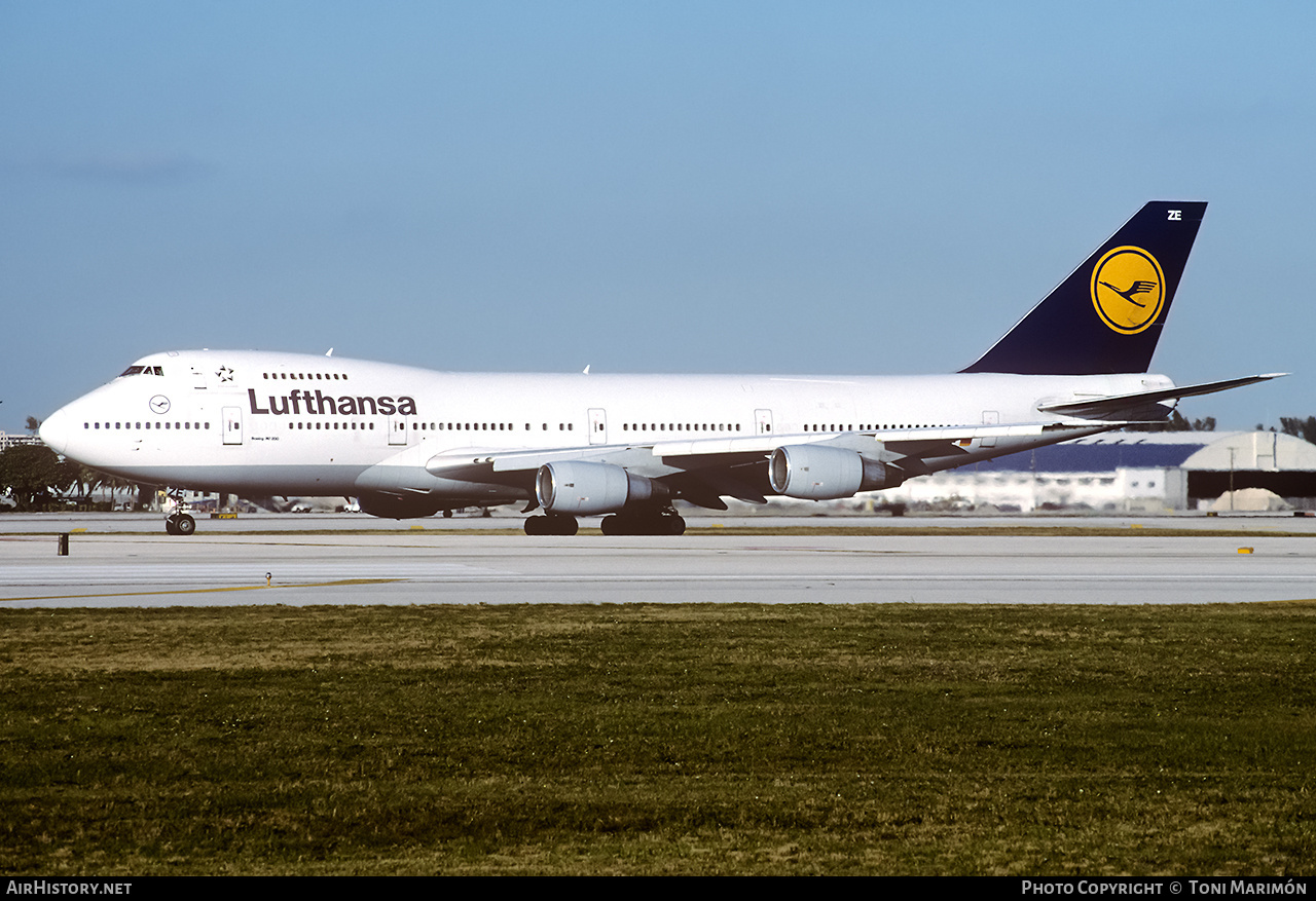 Aircraft Photo of D-ABZE | Boeing 747-230BM | Lufthansa | AirHistory.net #170951