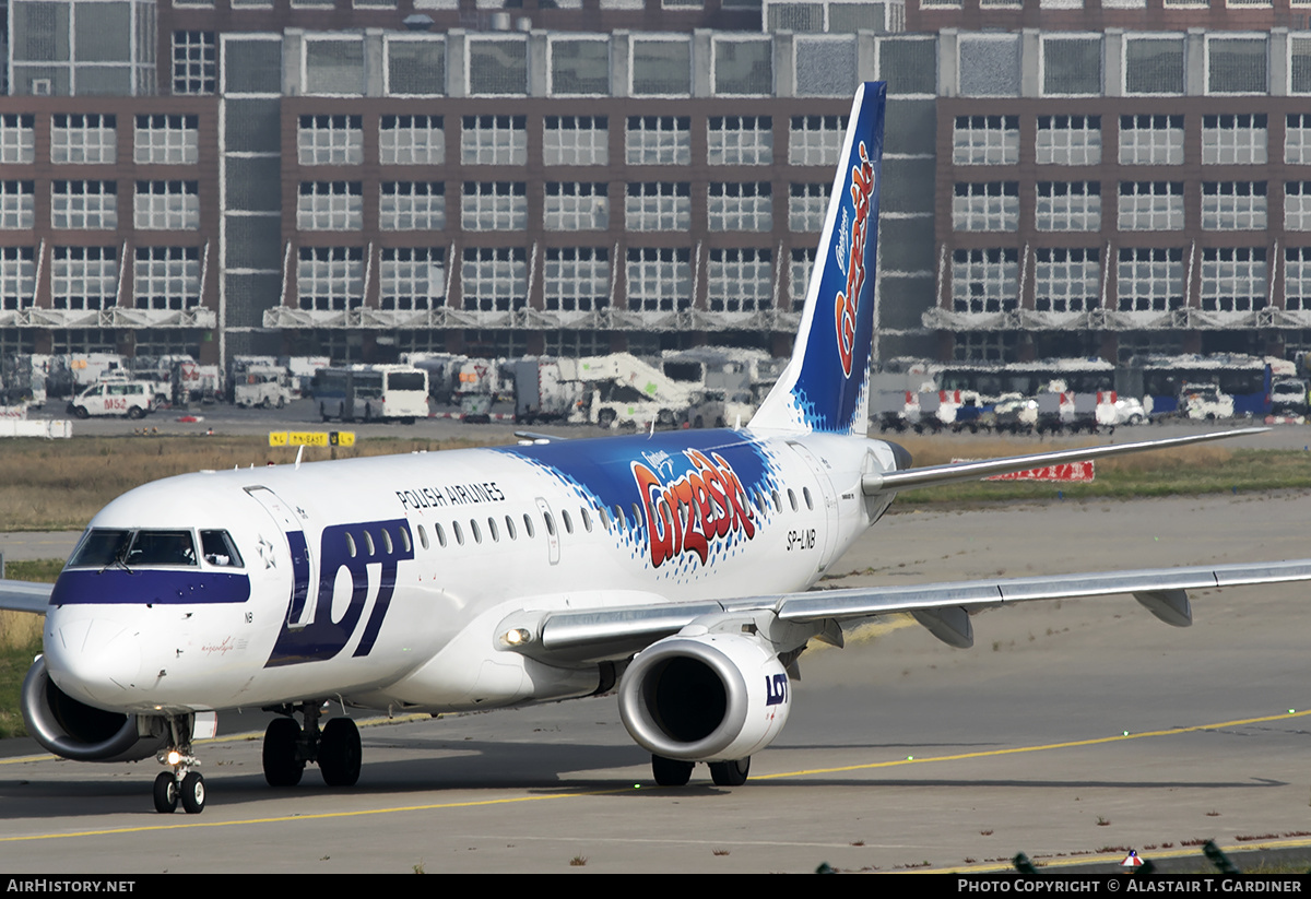 Aircraft Photo of SP-LNB | Embraer 195LR (ERJ-190-200LR) | LOT Polish Airlines - Polskie Linie Lotnicze | AirHistory.net #170971