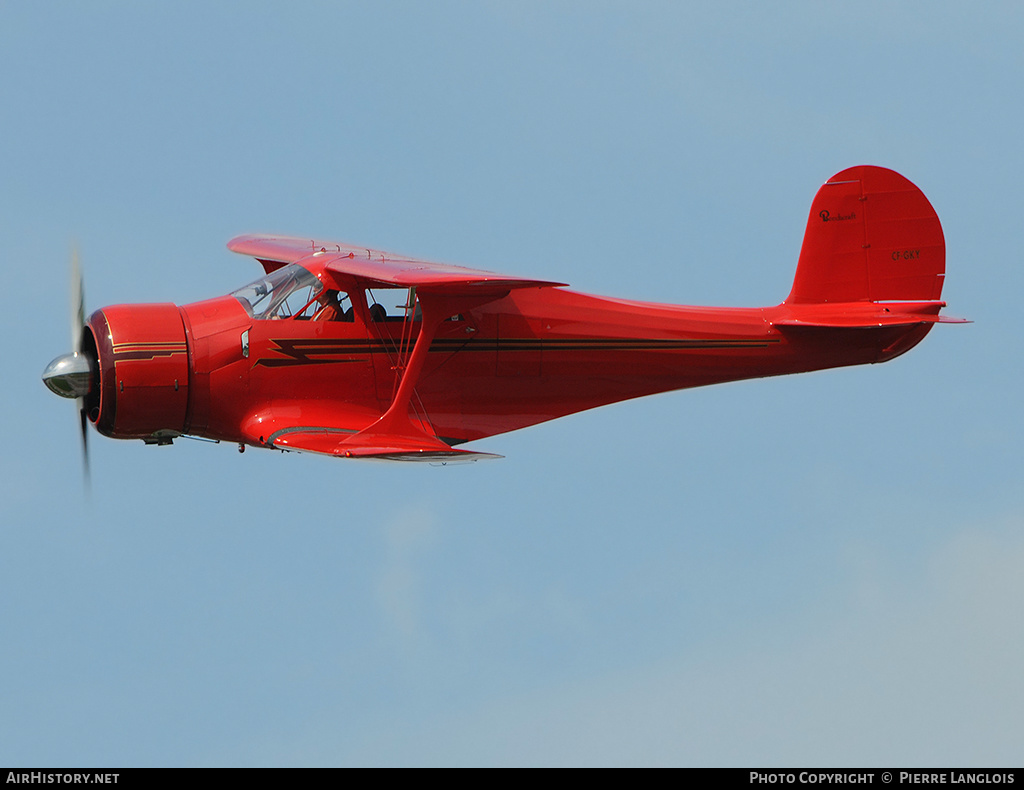 Aircraft Photo of CF-GKY | Beech D17S | AirHistory.net #170999