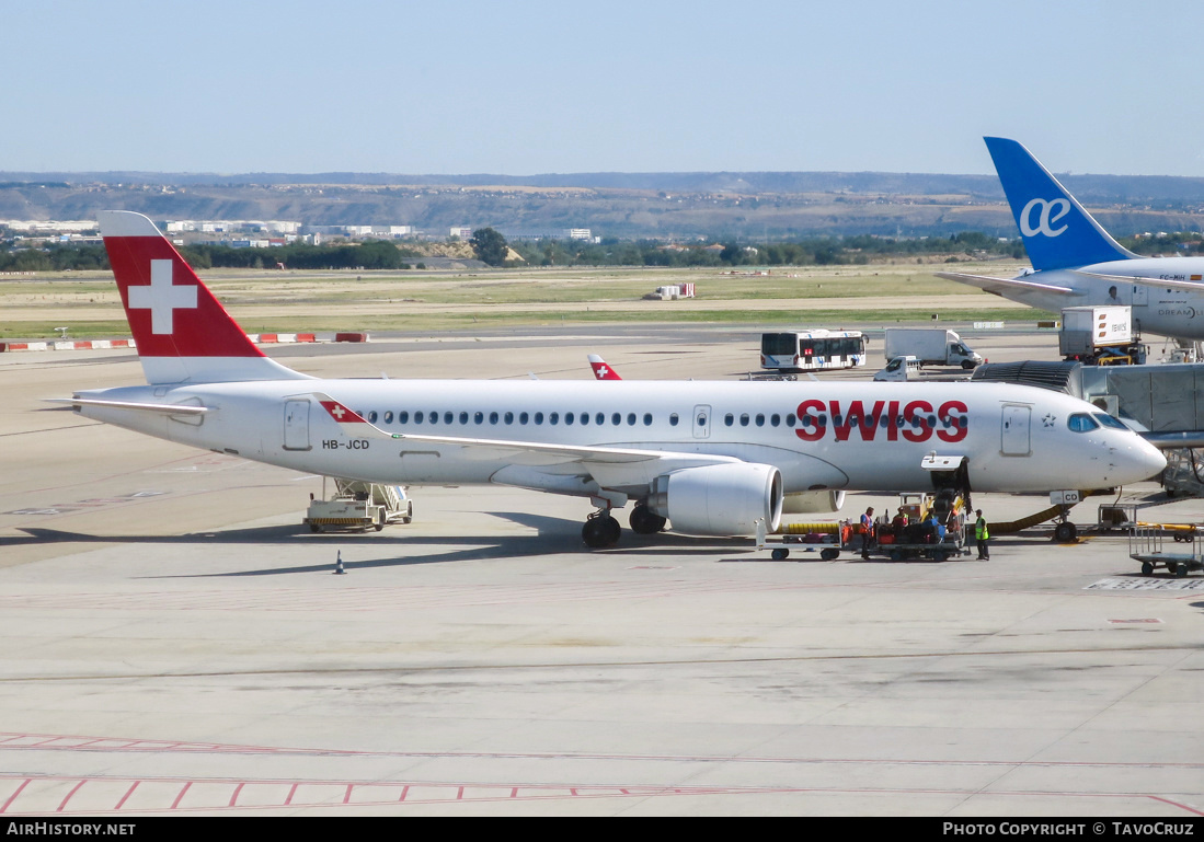 Aircraft Photo of HB-JCD | Bombardier CSeries CS300 (BD-500-1A11) | Swiss International Air Lines | AirHistory.net #171017