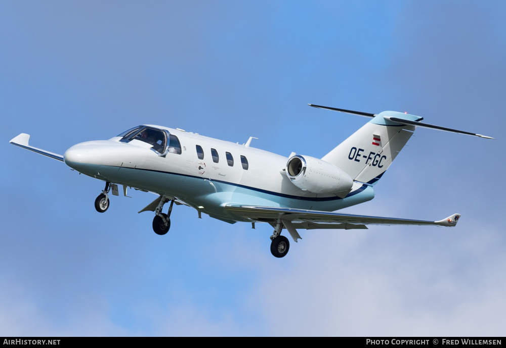 Aircraft Photo of OE-FGC | Cessna 525 CitationJet M2 | AirHistory.net #171029