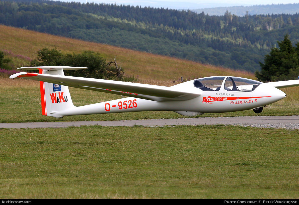 Aircraft Photo of D-9526 | Schleicher ASK-21 | Fliegerschule Wasserkuppe | AirHistory.net #171034