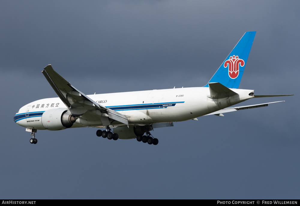 Aircraft Photo of B-2080 | Boeing 777-F1B | China Southern Airlines Cargo | AirHistory.net #171035