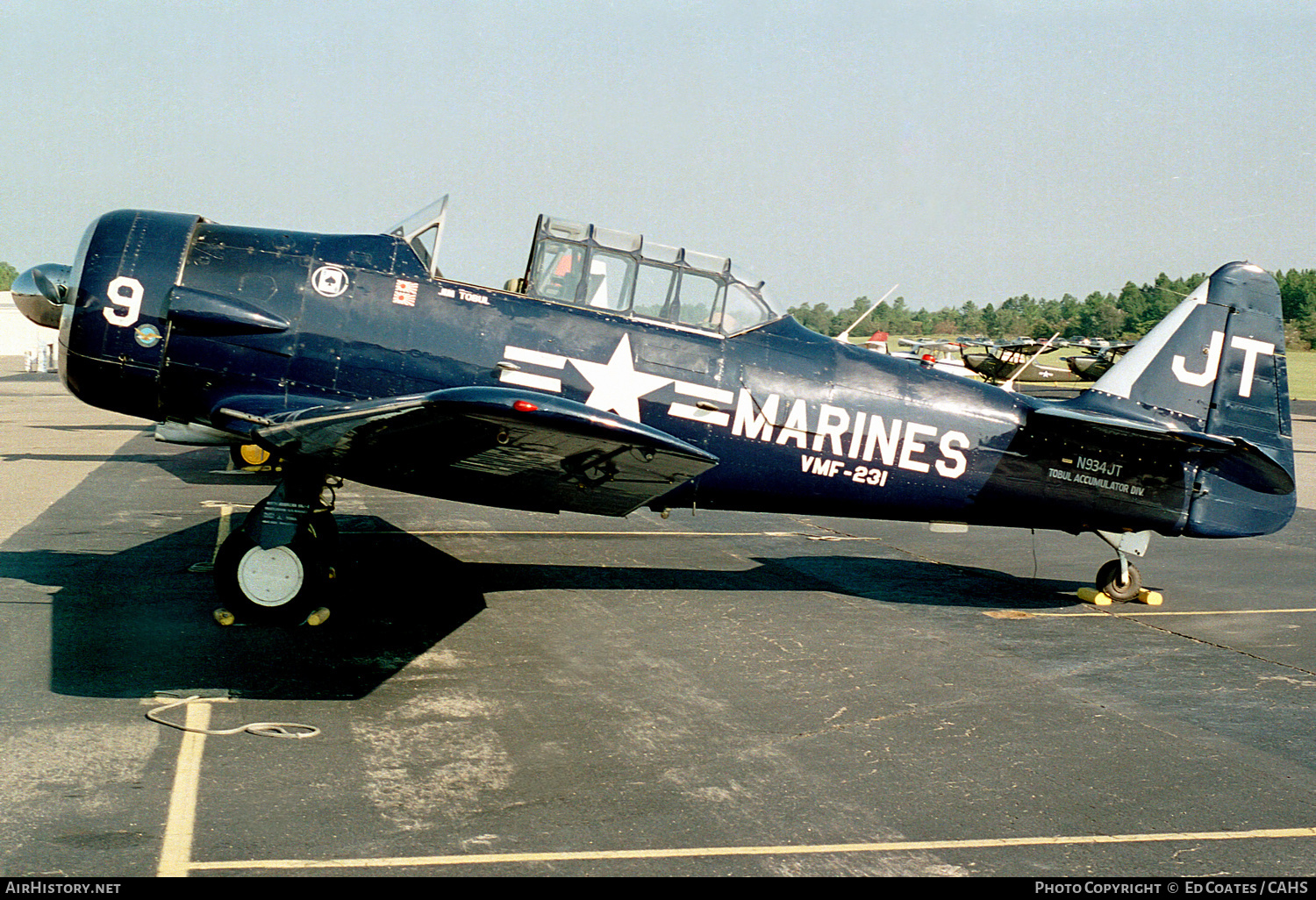 Aircraft Photo of N934JT | North American SNJ-4 Texan | USA - Marines | AirHistory.net #171050