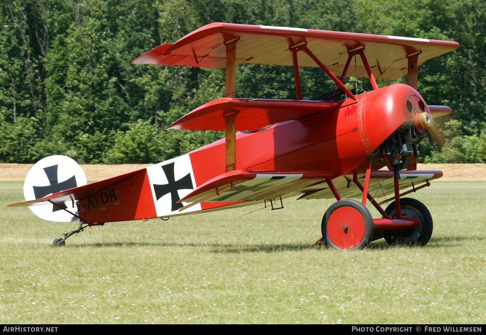 Aircraft Photo of F-AYDR | Fokker Dr.1 (replica) | Germany - Air Force | AirHistory.net #171078