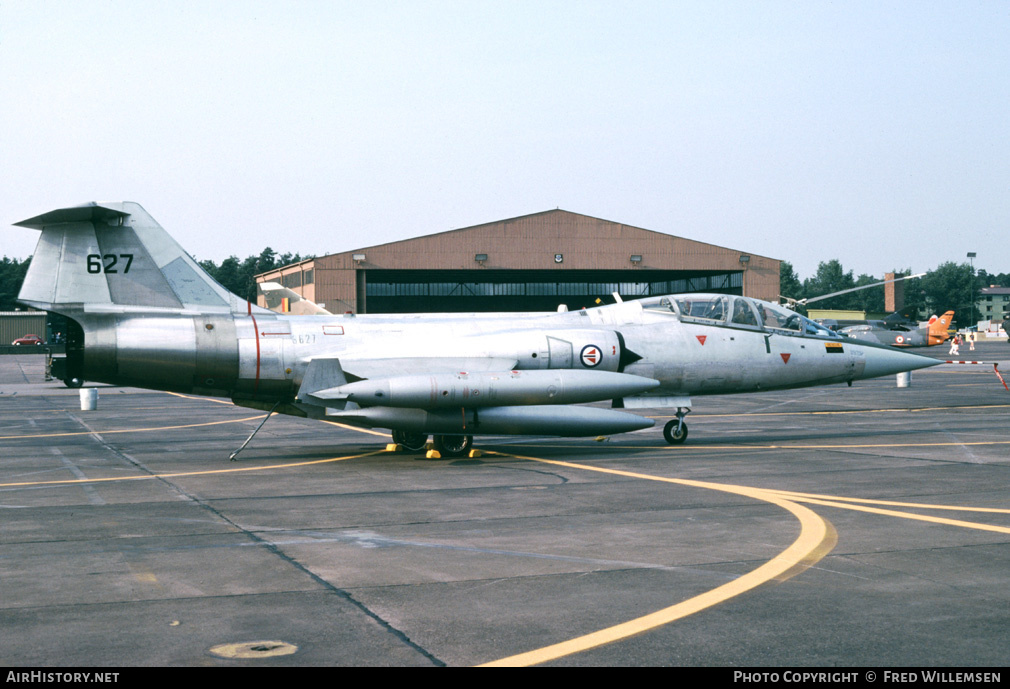Aircraft Photo of 627 | Lockheed TF-104G Starfighter | Norway - Air Force | AirHistory.net #171092