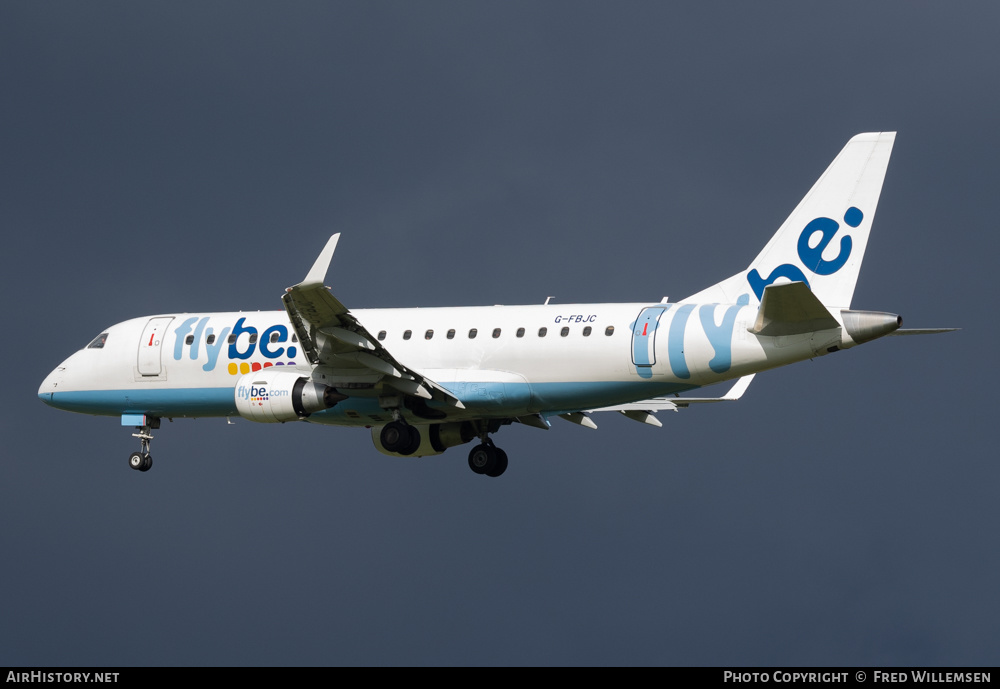 Aircraft Photo of G-FBJC | Embraer 175STD (ERJ-170-200STD) | Flybe | AirHistory.net #171104