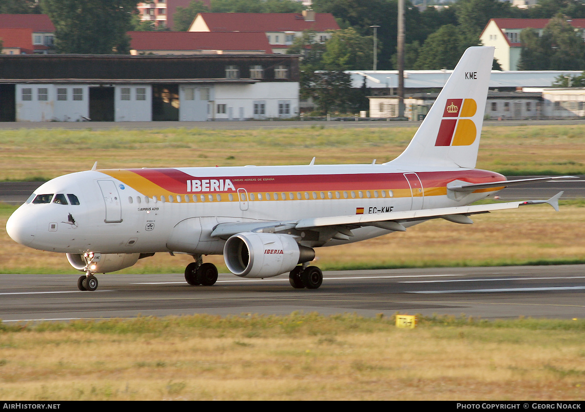 Aircraft Photo of EC-KME | Airbus A319-111 | Iberia | AirHistory.net #171117