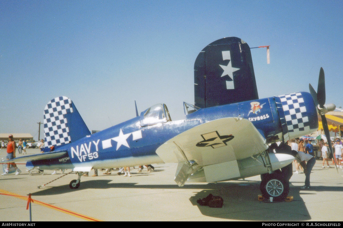 Aircraft Photo of N97GM / NX97GM | Goodyear FG-1D Corsair | USA - Navy | AirHistory.net #171127