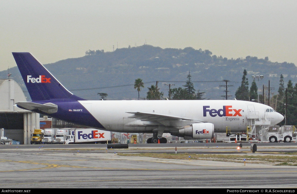 Aircraft Photo of N449FE | Airbus A310-222/F | FedEx Express - Federal Express | AirHistory.net #171132