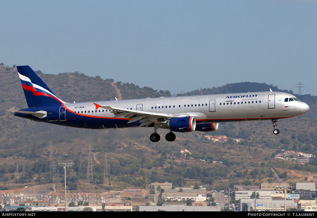 Aircraft Photo of VP-BUM | Airbus A321-211 | Aeroflot - Russian Airlines | AirHistory.net #171162