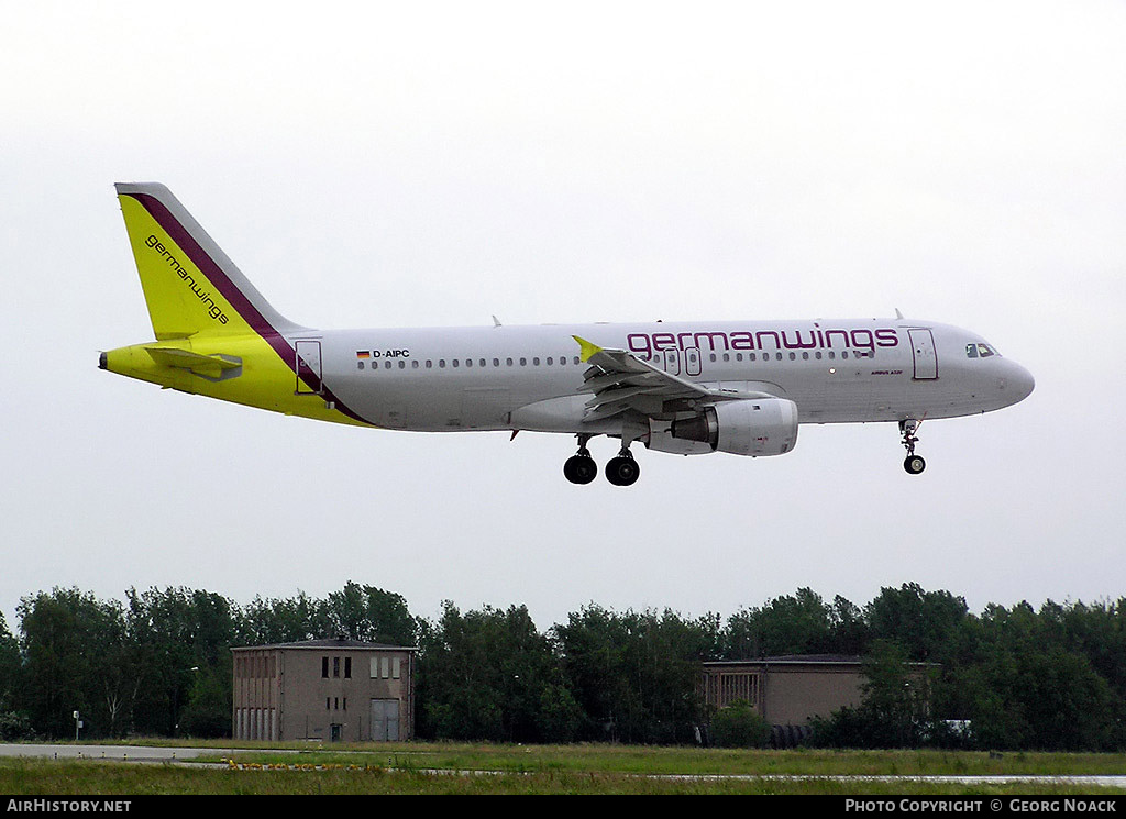 Aircraft Photo of D-AIPC | Airbus A320-211 | Germanwings | AirHistory.net #171169