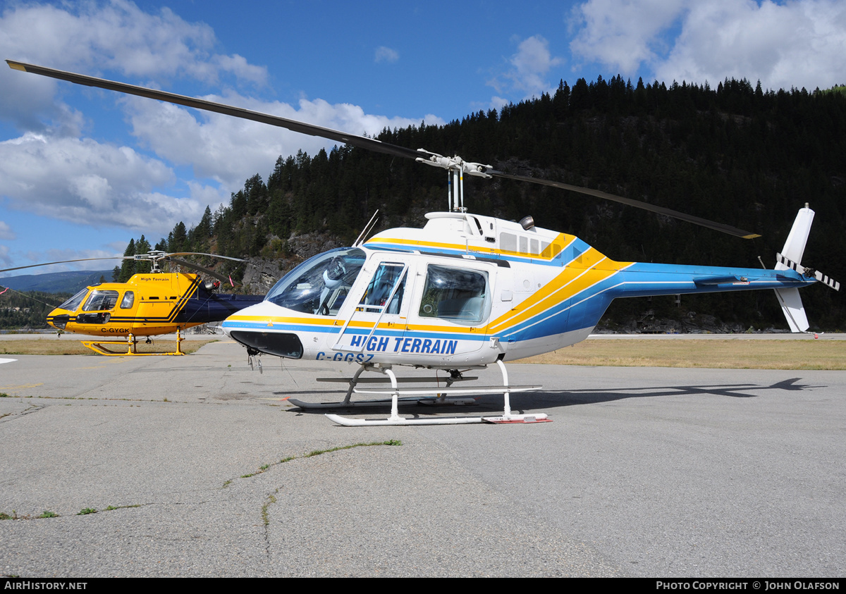 Aircraft Photo of C-GGSZ | Bell 206B JetRanger II | High Terrain Helicopters | AirHistory.net #171229